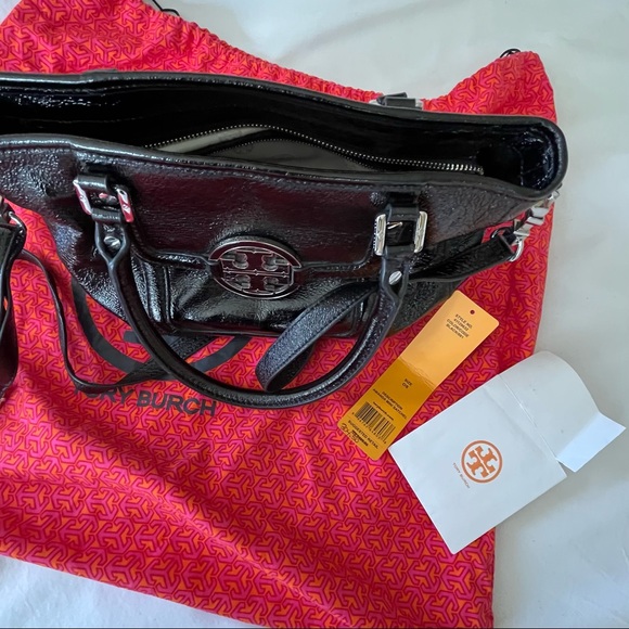 Tory Burch Black Amanda Mini Satchel - Picture 9 of 14